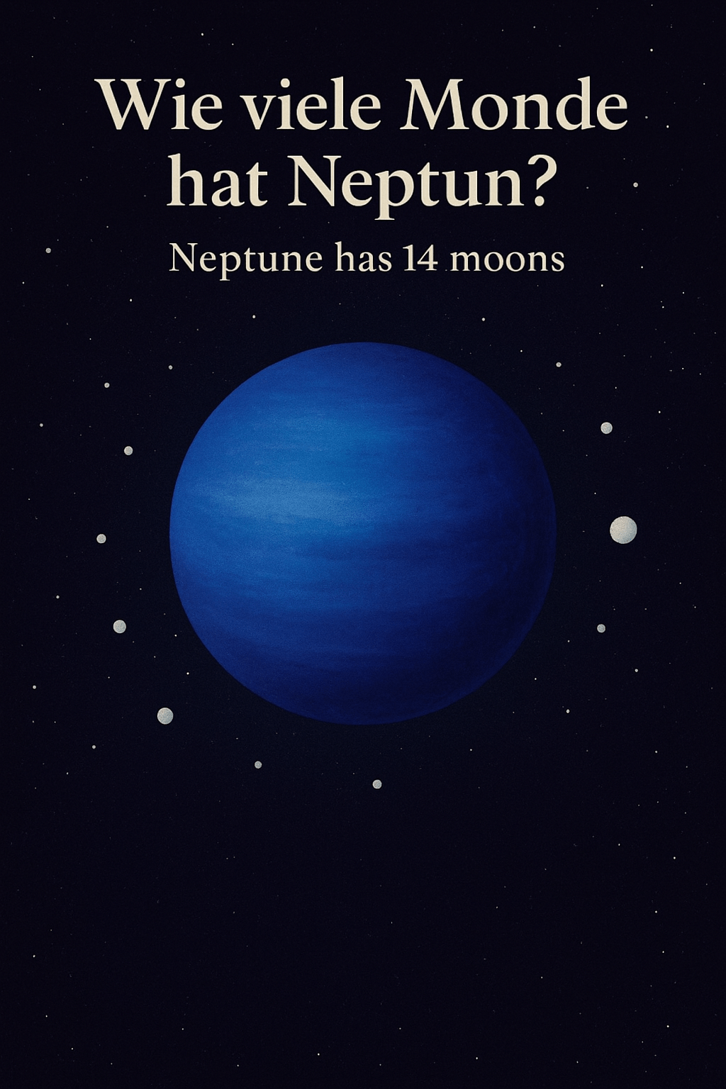 Neptun Infografik Wie viele Monde hat Neptun