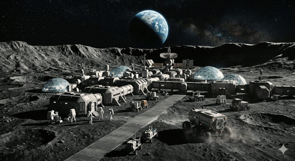 Kann die Menschheit eine Mondbasis errichten Einschätzung 2026