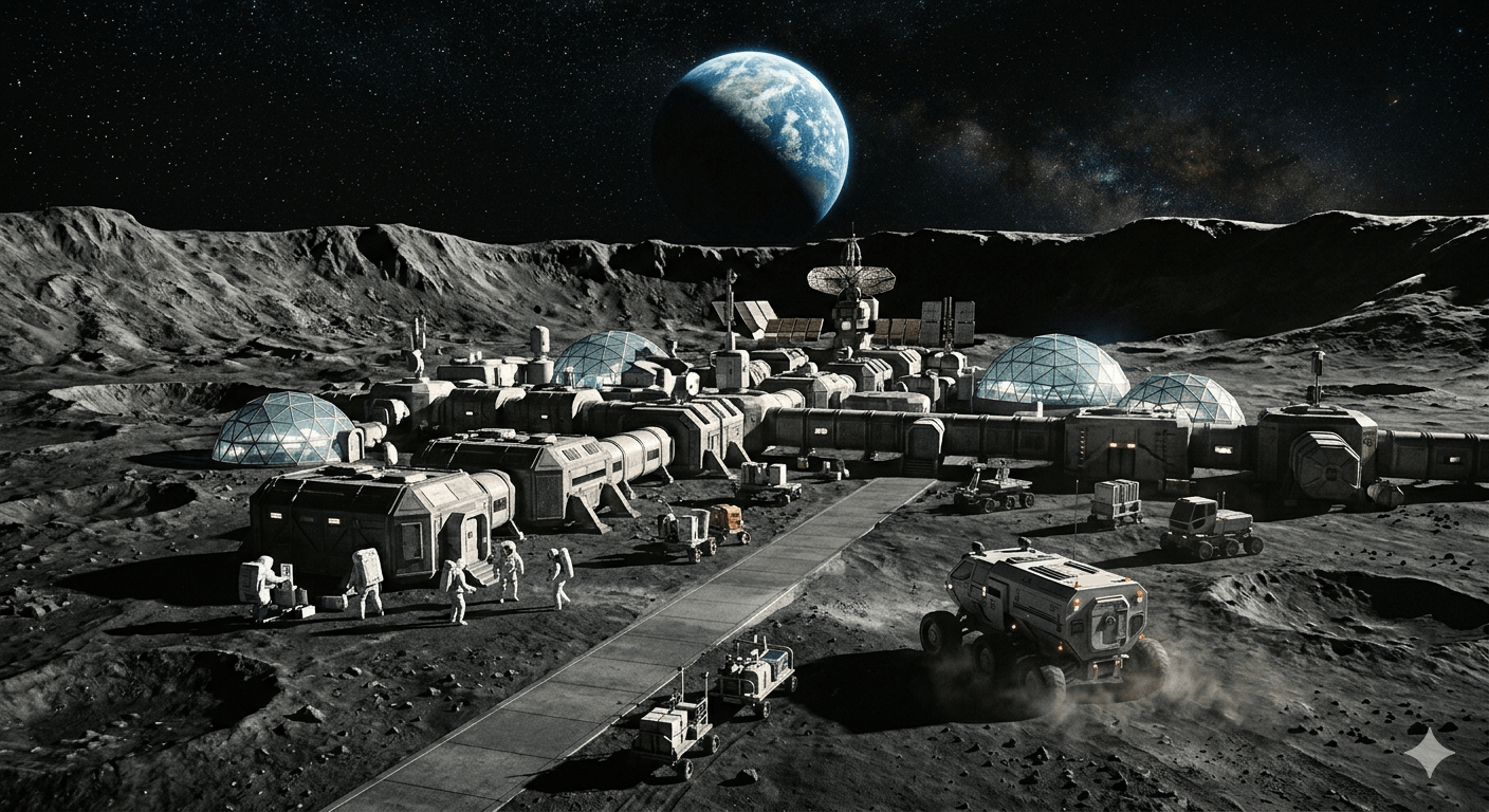Kann die Menschheit eine Mondbasis errichten Einschätzung 2026