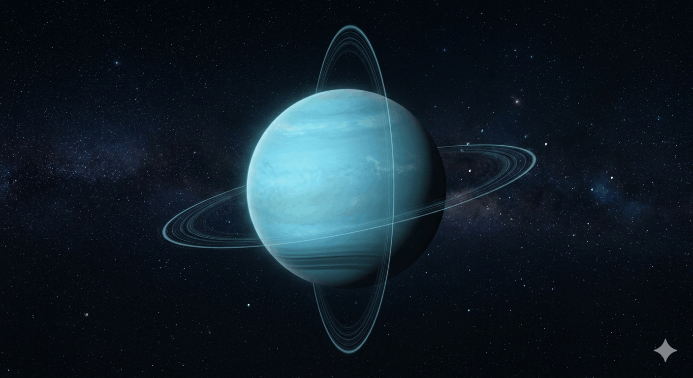Planet Uranus Steckbrief 2026 – Der eisige Riesenplanet im Überblick