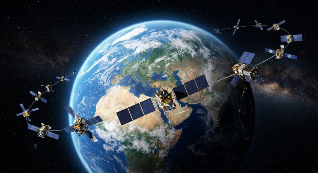 Satelliten im All Wie viele Objekte kreisen aktuell um die Erde 2026