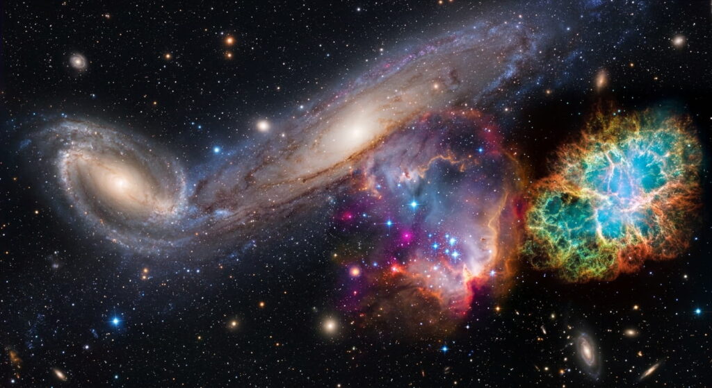 Weltraum abstrakt astronomie-ratgeber.de Sidebar